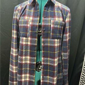 Adam Levine Collection Multicolor Plaid Shirt